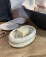 Soapstone Oval Soap Dish