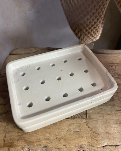 Soapstone Square Soap Dish