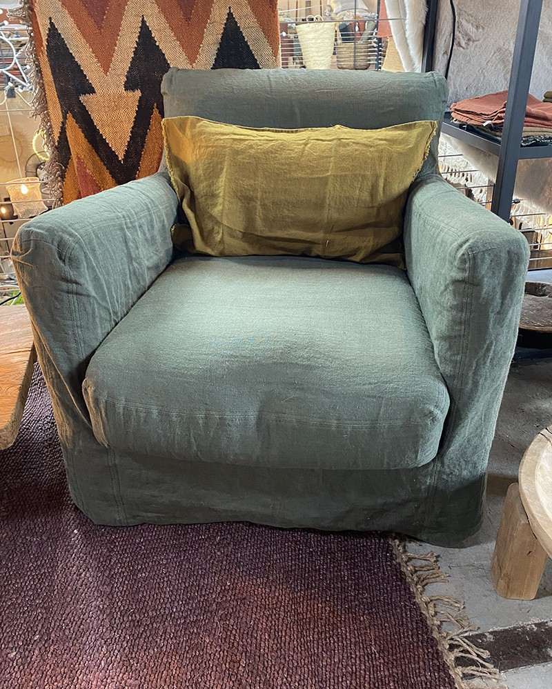 Fauteuil Bandol en Lin - Composable