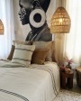 Auburn linen bed-cover by Libeco