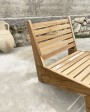 Fauteuil Lounge Kangourou en teck