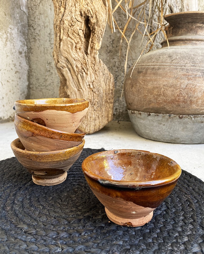 Enamelled ceramic Tamegroute little bowl