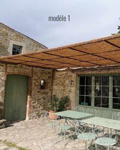 Coconut fibre Shade Sails La Scourtinerie from Nyons