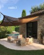 Coconut fibre Shade Sails La Scourtinerie from Nyons