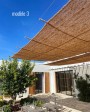 Coconut fibre Shade Sails La Scourtinerie from Nyons