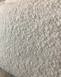 Coussin Vice Versa en Toile Yéti Blanc cassé par Maison de Vacances