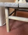 Vintage Wood Square Coffee Table - Unique Piece