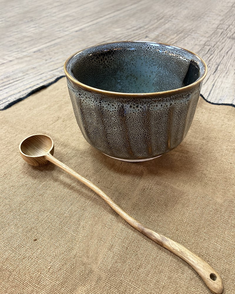 Bol Dashi Écume en grès émaillé par Jars