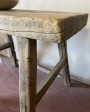 Solid Elm Side Table -unique piece