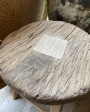 Table d'appoint Ronde en bois vintage