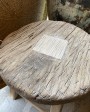 Vintage Wood Round Coffee Table