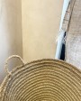 Natural Fiber Basket with braided handles