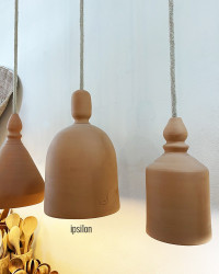 Suspension Terracotta en Céramique par The Gentle Factory