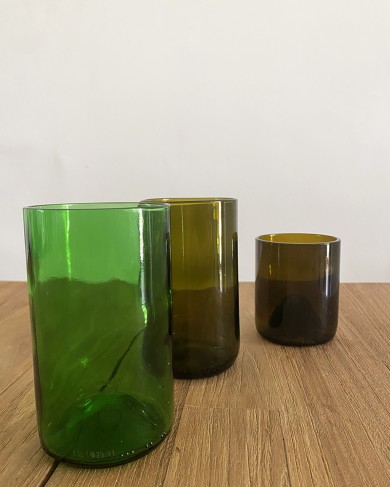 Reclaimed Bottle Glass