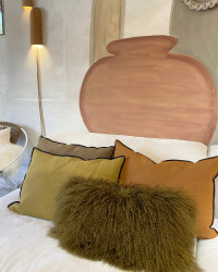 Coussin Vice Versa en Lin Stone Washed de Maison de Vacances