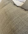 Cushion Vice Versa in Vinatge Linen Canvas Khaki by Maison de Vacances