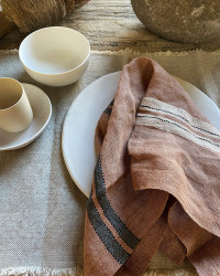 Serviette de table Mojave en lin par Libeco