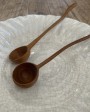 Small wavy teak measuring Spoon Wooden Organic