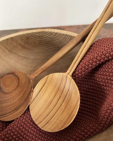 Large teak serving Spoon Wooden Ladle