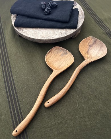 Large teak serving Spoon Organic Wooden Ladle