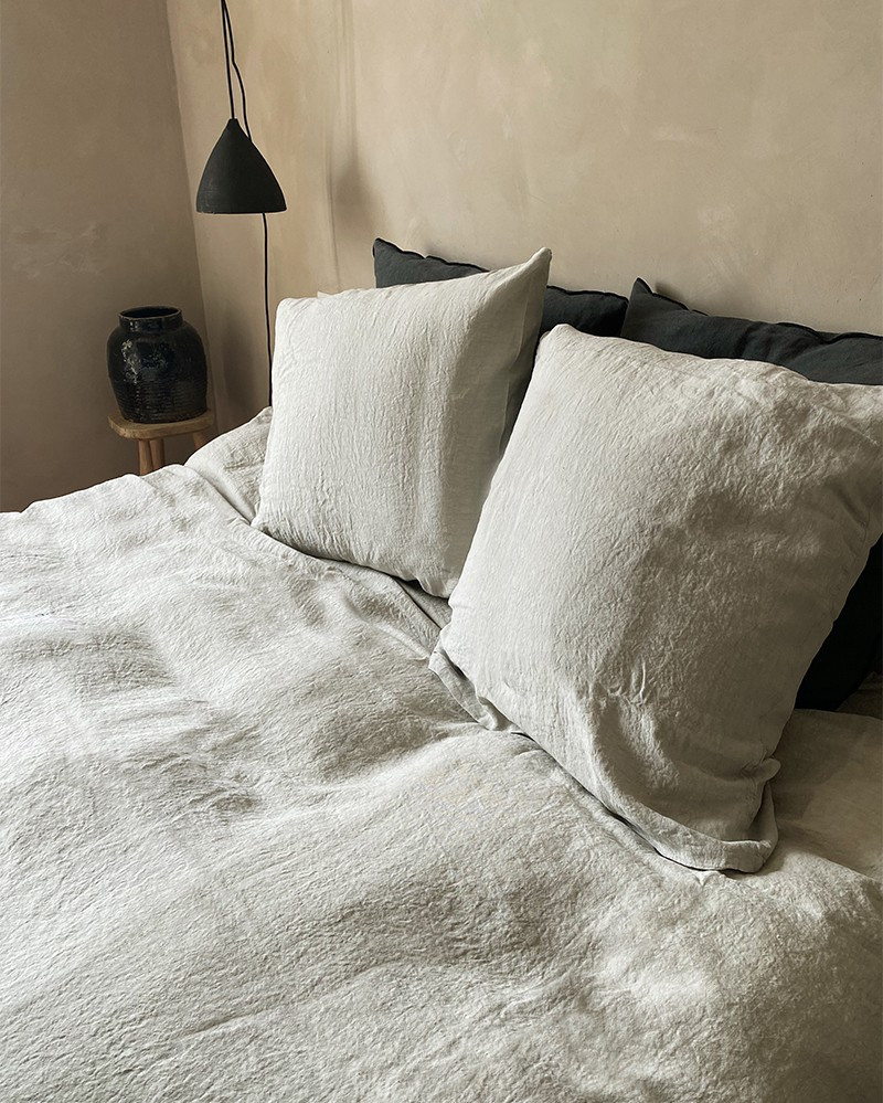 Linge de lit Ficelle en lin lavé par La Draperie Française