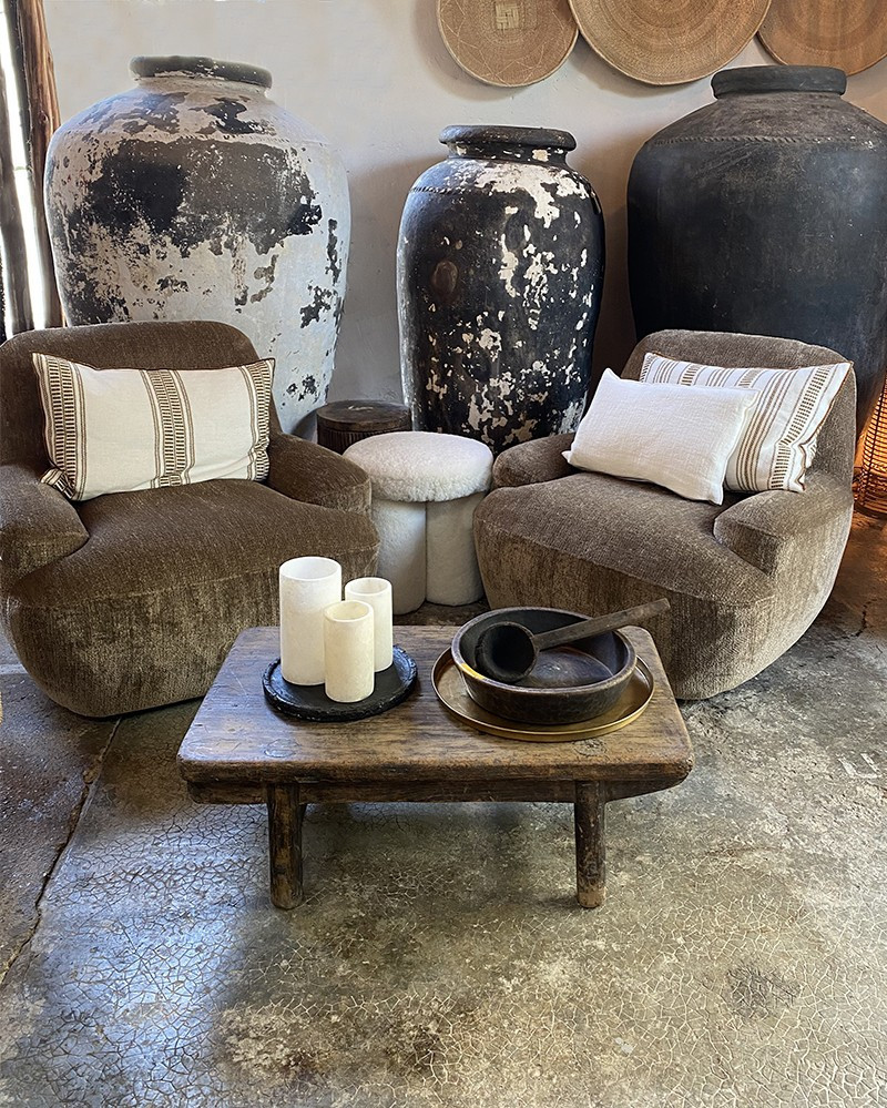 Recycled polyester Uma Swivel armchair