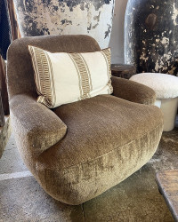 Recycled polyester Uma Swivel armchair