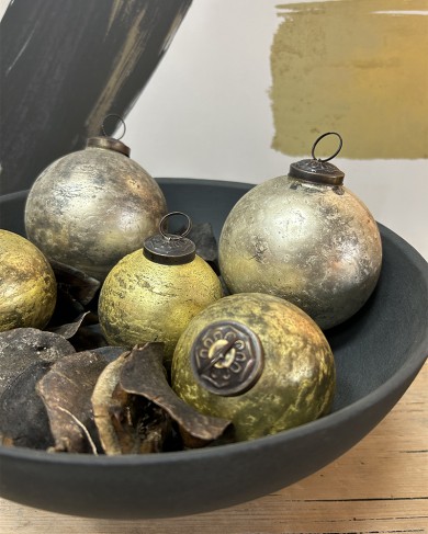 Patina christmas ornament