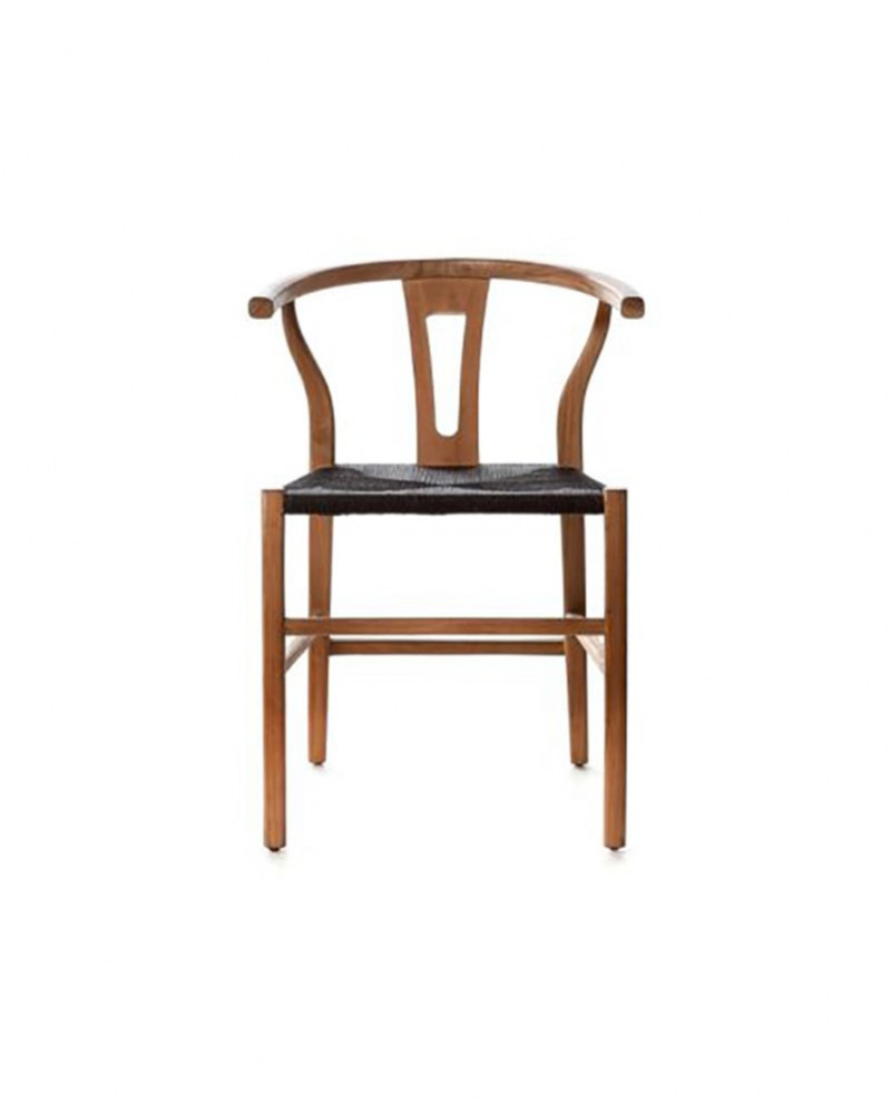 Recycled teak & Woven rope Chair ROB