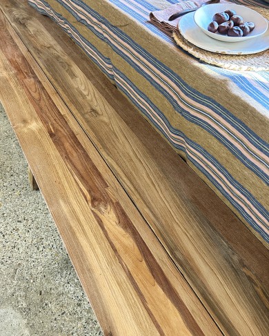 Recycled teak Cantina bench