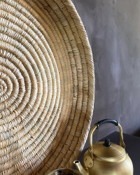 Palm fiber tray