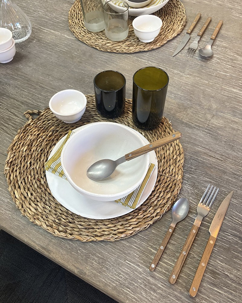 Couverts Bistrot en métal & bois