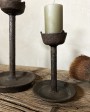 Aged cast iron Atmosphère candleholder