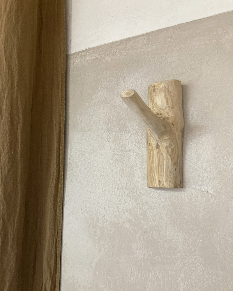 Natural wood tree branch Hook