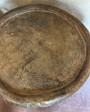 Tabouret/Bout de canapé rond en bois - pièce unique