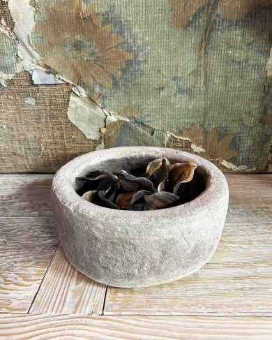 Stone Indian big bowl - unique piece