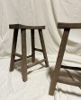 Elm bar stool N°220 - unique piece
