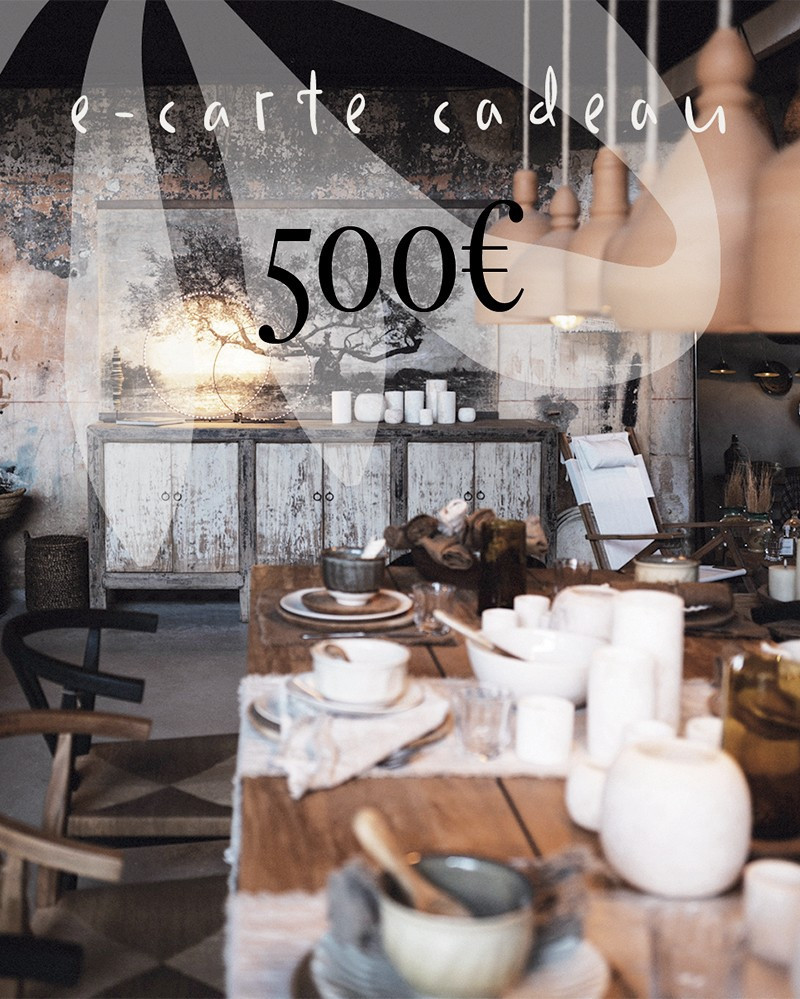 e-carte cadeau 500€