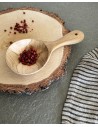 Teak serving spoon