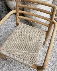 Inside/Outside Teak Chair Colmar with armchairs