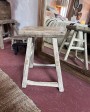 Tabouret Chinois orme brut fait main