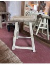 Raw elm wooden Stool Chinese -unique piece