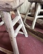 Tabouret Chinois orme brut fait main