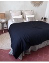 Charcoal washed linen crepon Vice Versa Cocoon Duvet Maison de Vacances