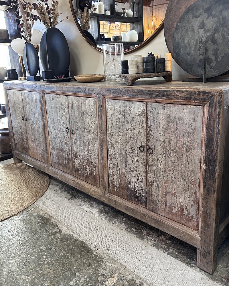 Elm with patina sideboard - unique piece