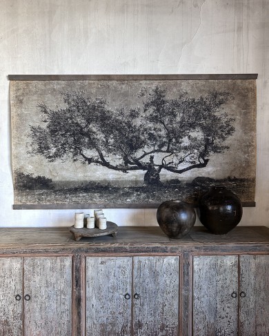 Creased paper Arbre Paros panel - Limited Edition