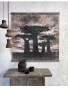 Creased paper Baobab de Madagascar panel - Limited Edition