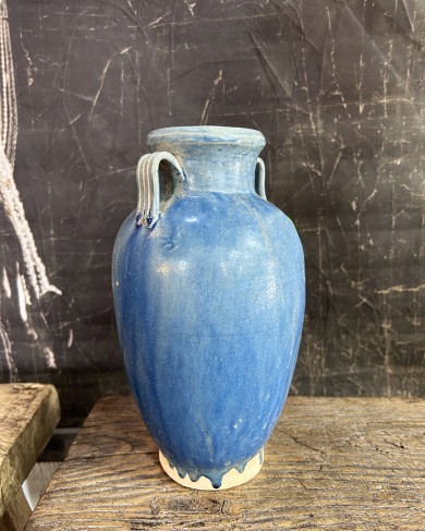 Vases bleu en céramique