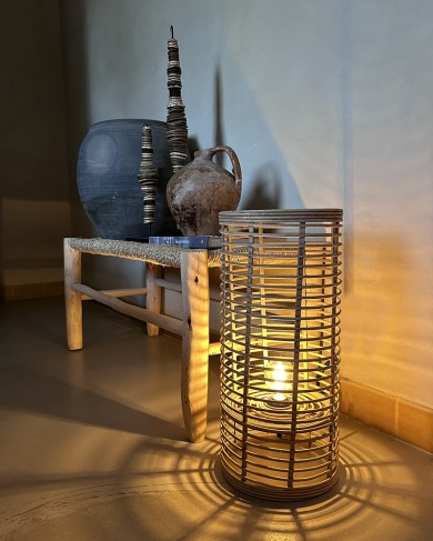Natural fibre Table lamp Sol