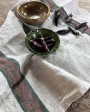 Linen Dock Green kitchen towel by Libeco